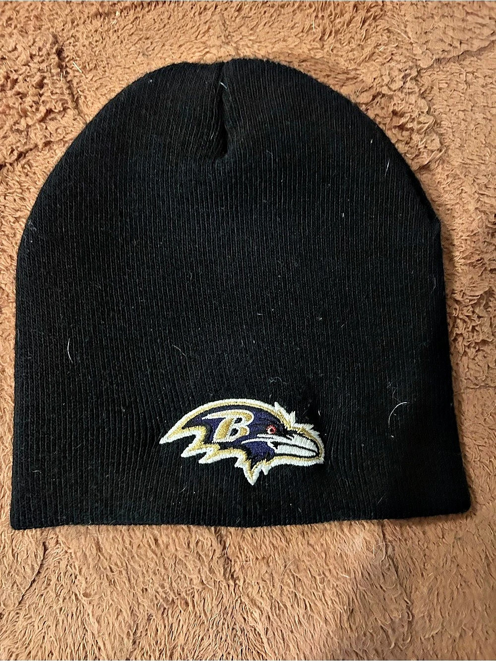 NFL Team Apparel Baltimore Ravens Knit Beanie